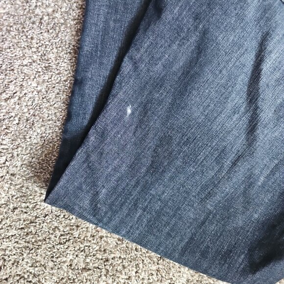Amethyst Jeans Womens Size 20 Darkwash Flare Bottom Denim w. Buttons - Picture 2 of 8